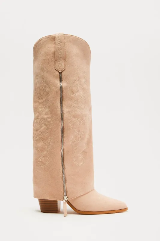 Georgetown Cowboy Boots - Nude sold by Fashion Nova