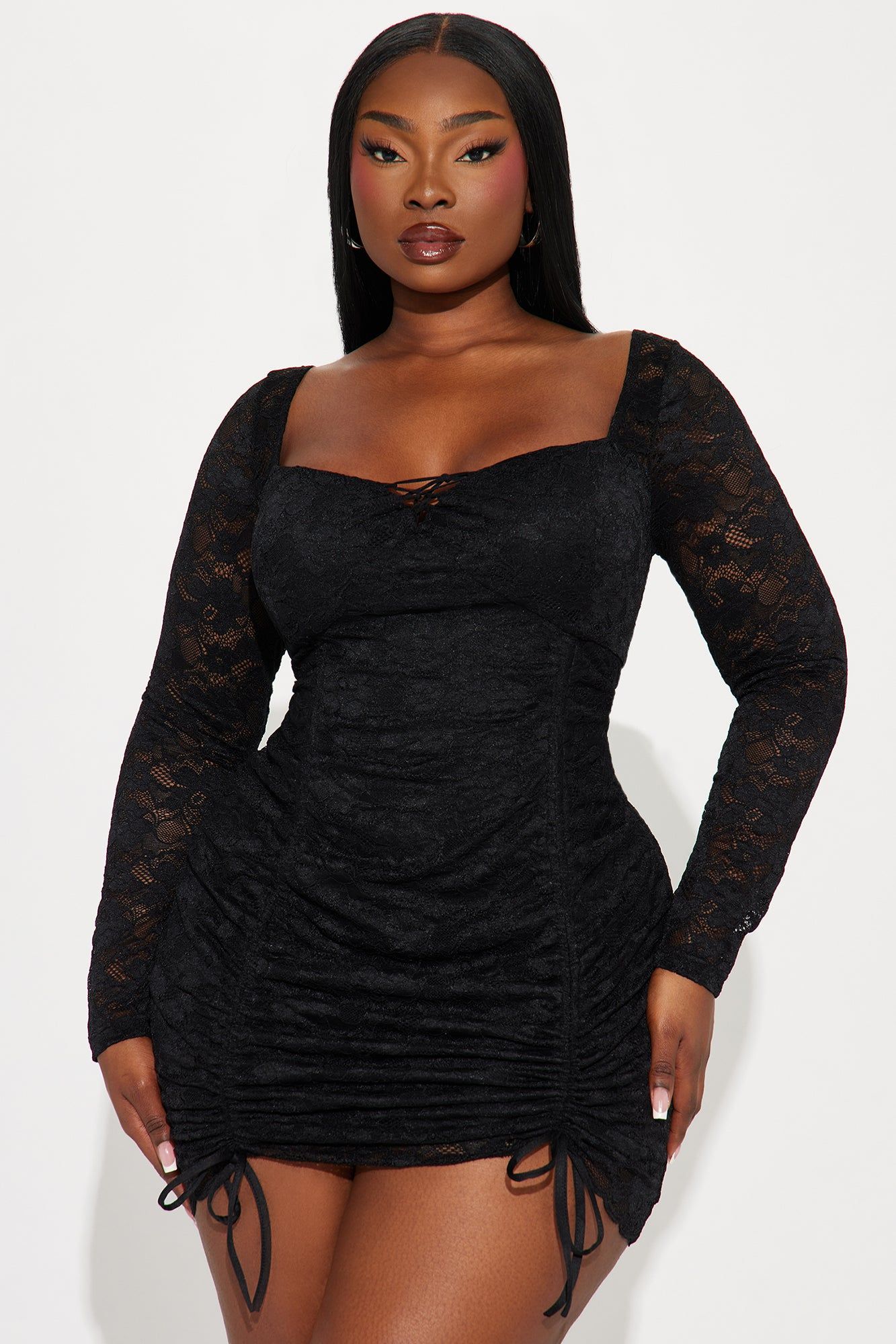 Carolina Lace Mini Dress - Black sold by Fashion Nova product image thumbnail 4