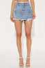 My Two Sides Denim Mini Skirt - Light Wash sold by Fashion Nova