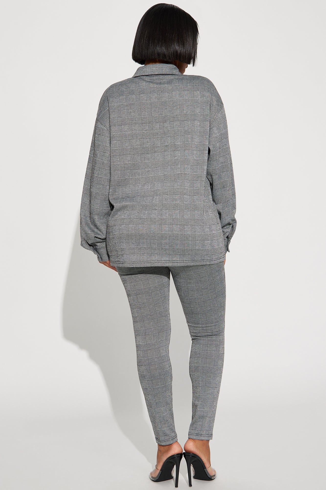 The Right Attitude Plaid Pant Set - Black/combo sold by Fashion Nova product image thumbnail 3