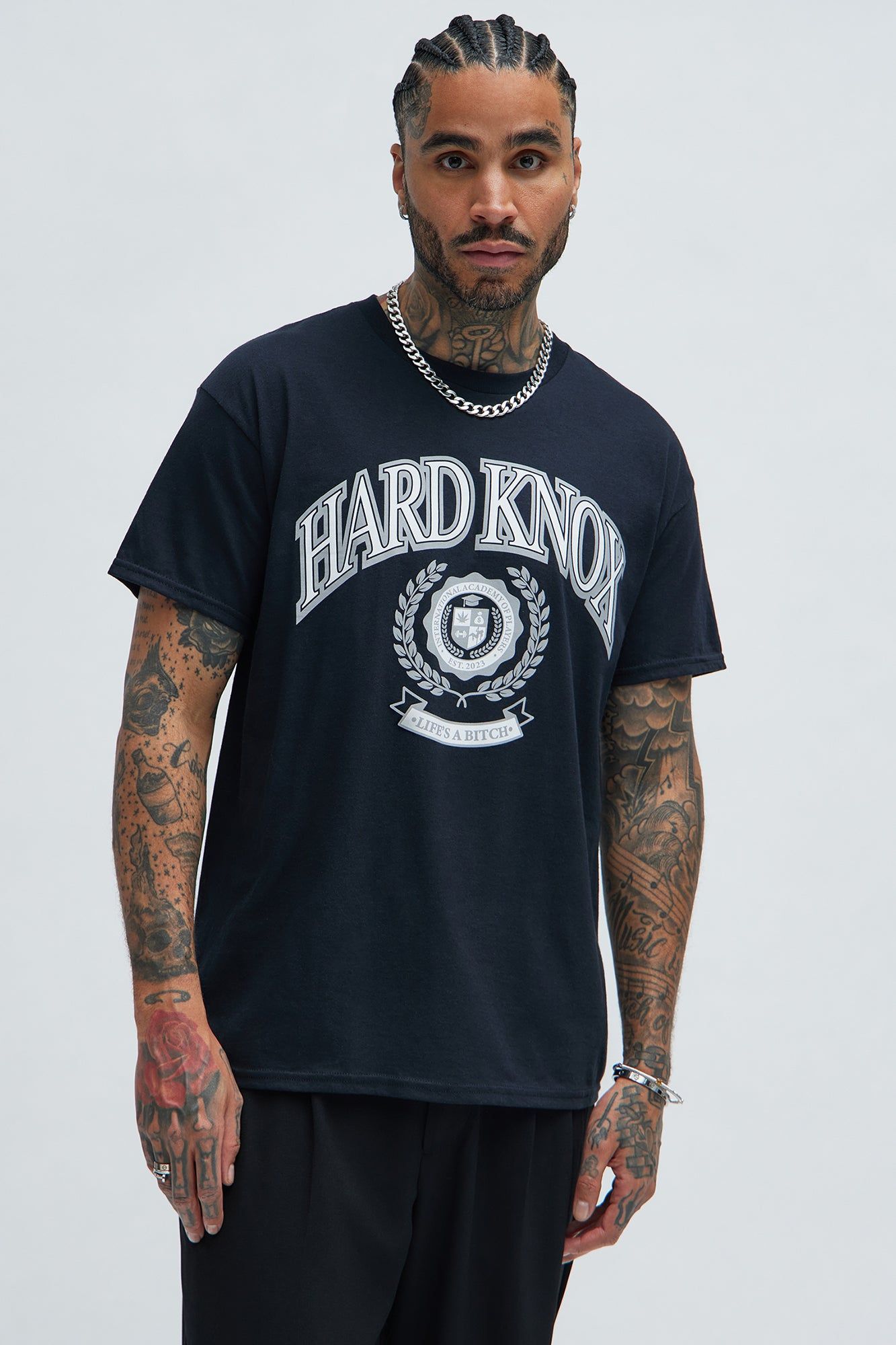 Hard Knox Short Sleeve Tee - Black sold by Fashion Nova