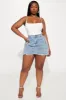 My Two Sides Denim Mini Skirt - Light Wash sold by Fashion Nova