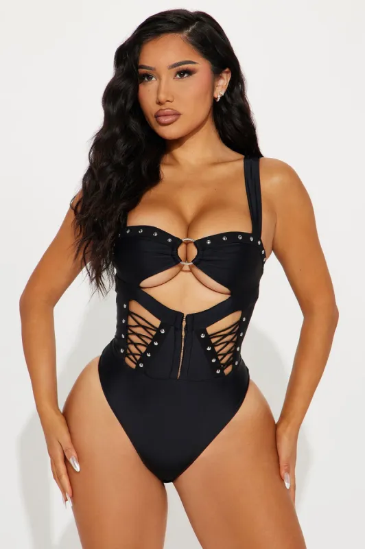 Play Pretend Bodysuit - Black sold by Fashion Nova