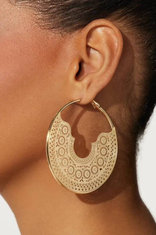 Staying In Bali Earrings - Gold sold by Fashion Nova