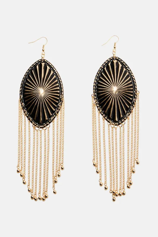 Princess Warrior Earrings - Gold/Black sold by Fashion Nova