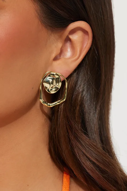 Astra Earrings - Gold sold by Fashion Nova