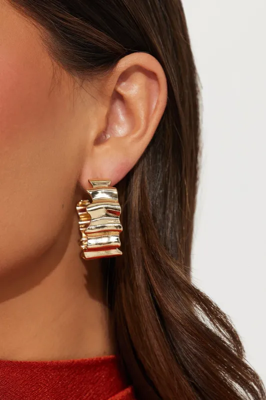 Been Through This Before Earrings - Gold sold by Fashion Nova
