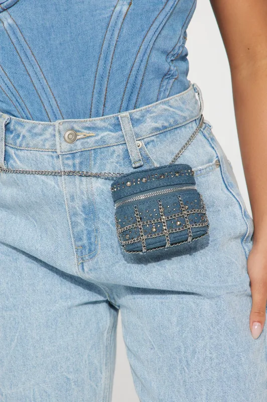 Less To Worry About Handbag - Medium Wash sold by Fashion Nova