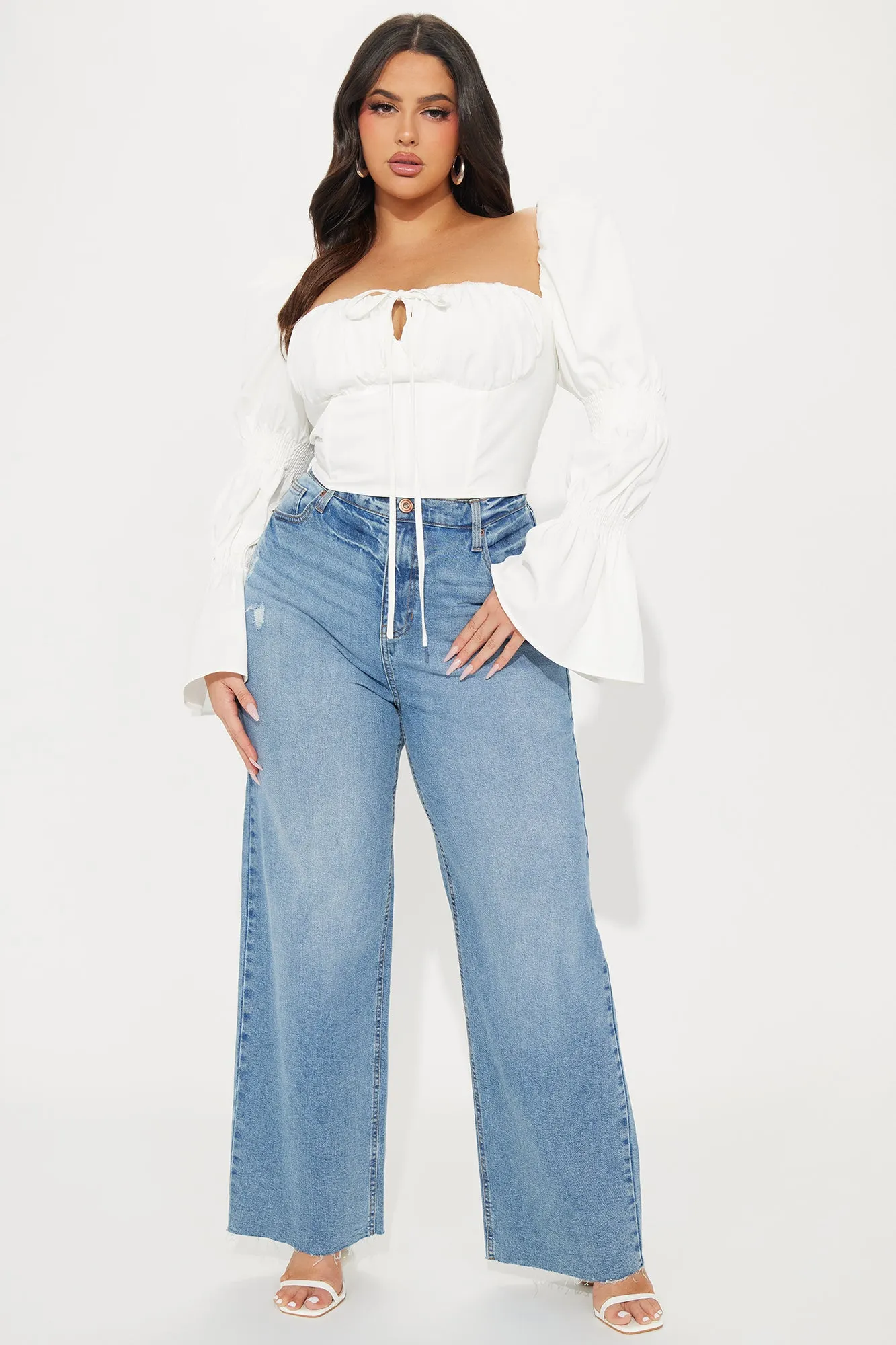 Ivy Corset Top - White sold by Fashion Nova product image thumbnail 5
