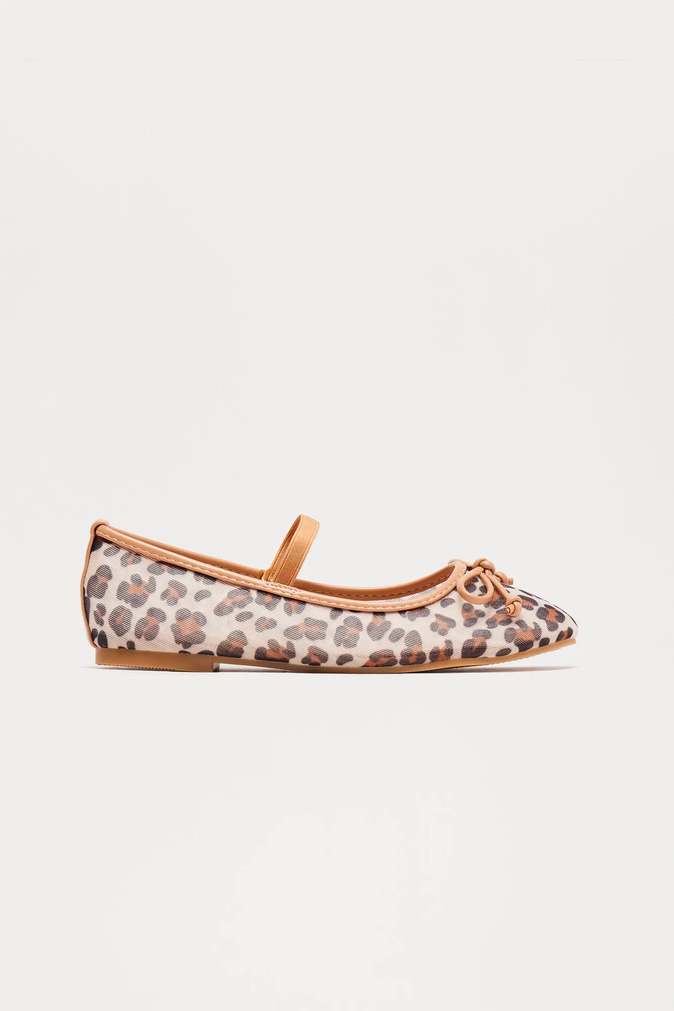 Farah Mesh Ballet Flats - Leopard sold by Fashion Nova