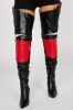 Need For Speed Over The Knee Heeled Boots - Red sold by Fashion Nova