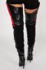 Need For Speed Over The Knee Heeled Boots - Red sold by Fashion Nova