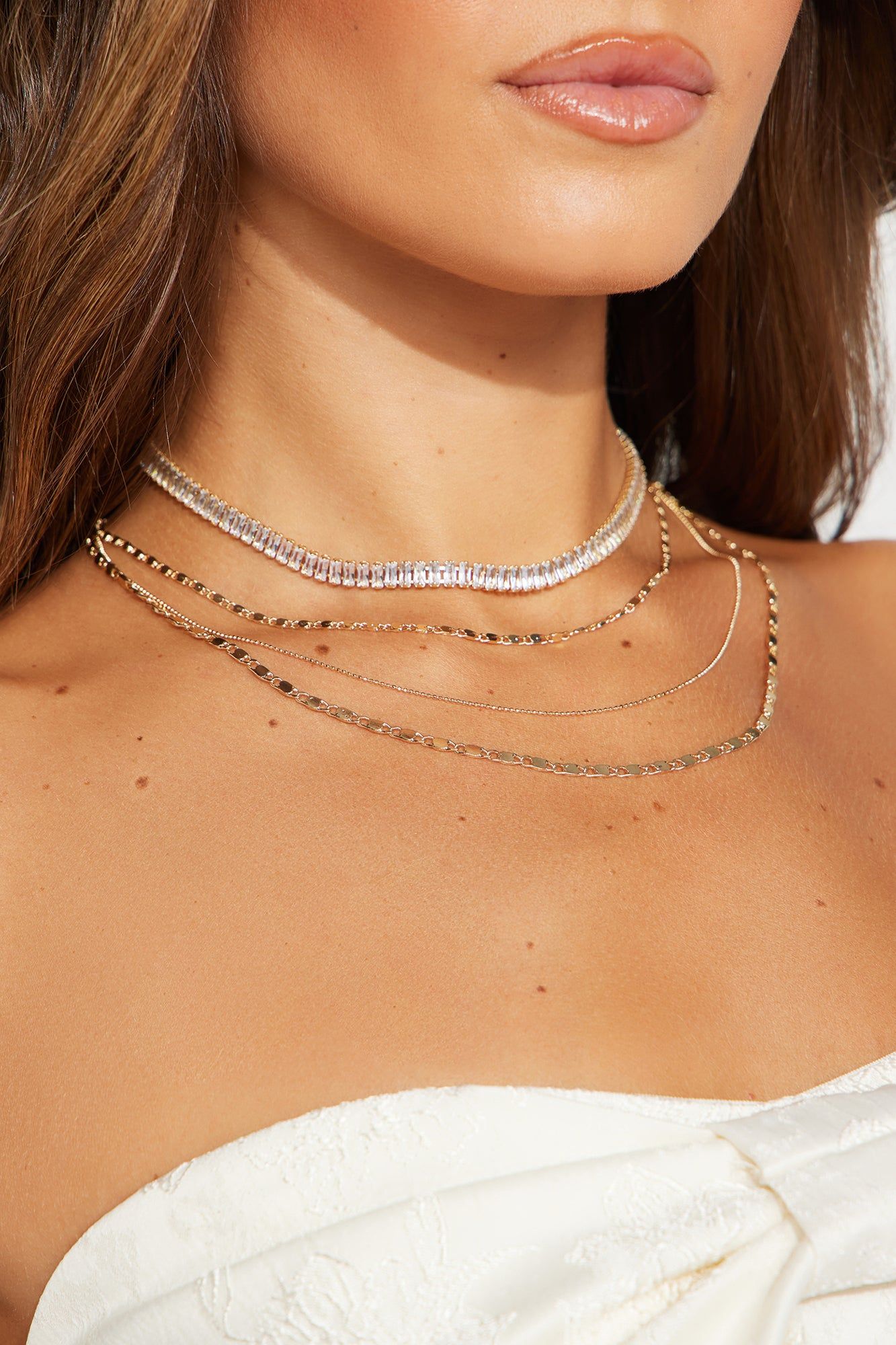 Dirty Martini Gal Necklace - Gold sold by Fashion Nova