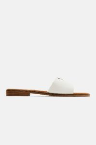 Devan Flat Sandals - White sold by Fashion Nova