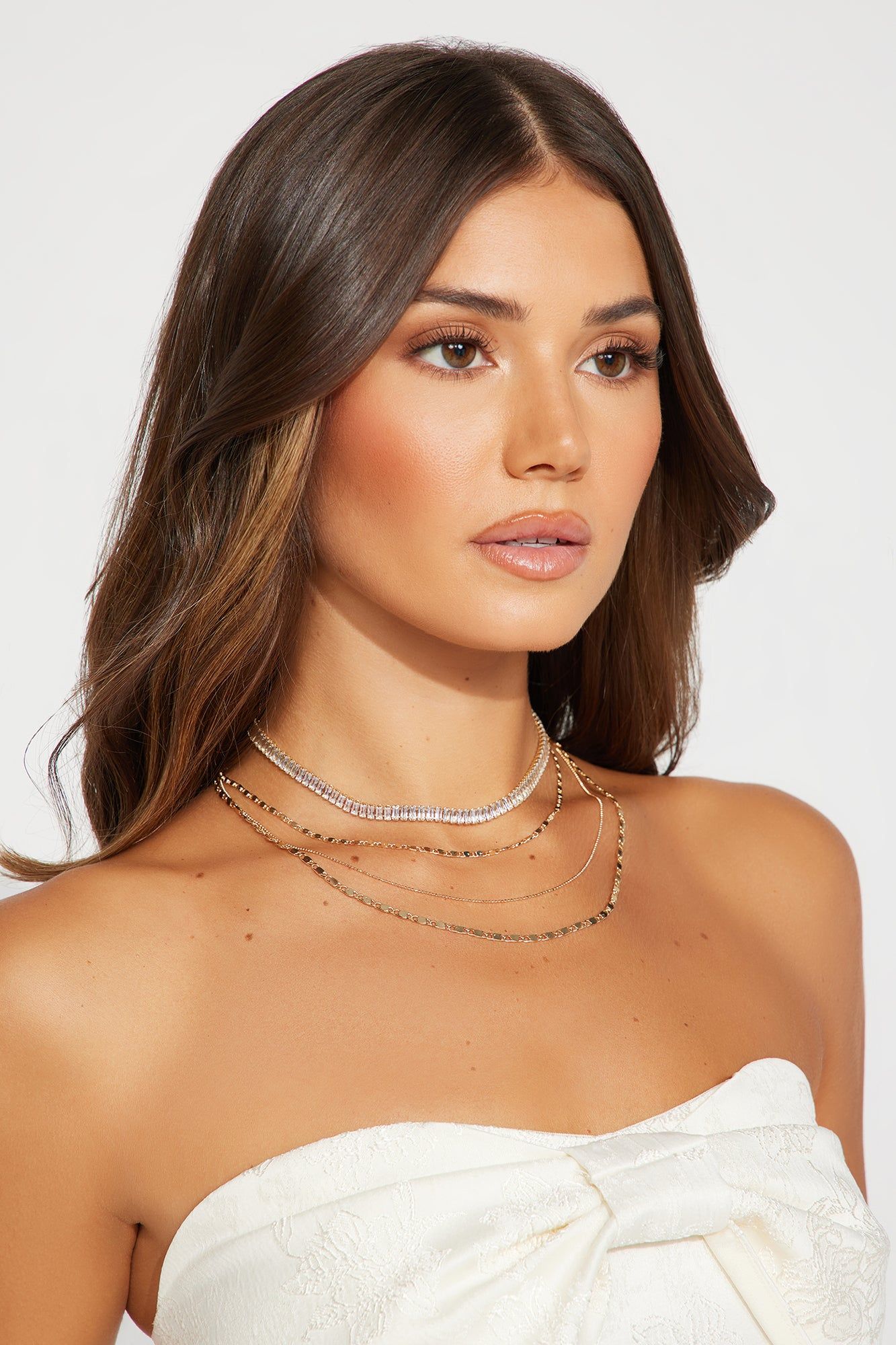 Dirty Martini Gal Necklace - Gold sold by Fashion Nova product image thumbnail 3