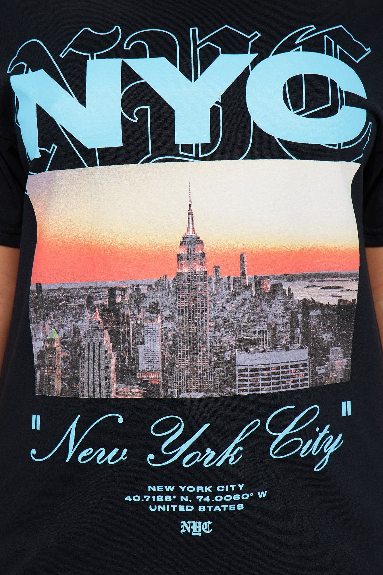 Where Dreams Begin NYC Tshirt - Black sold by Fashion Nova product image thumbnail 3