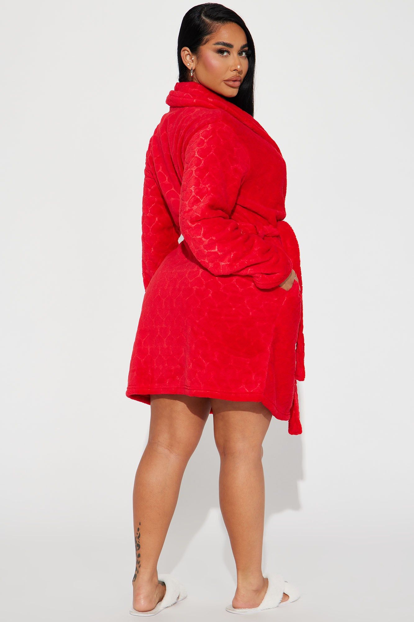 True Love Plush Robe - Red sold by Fashion Nova product image thumbnail 3