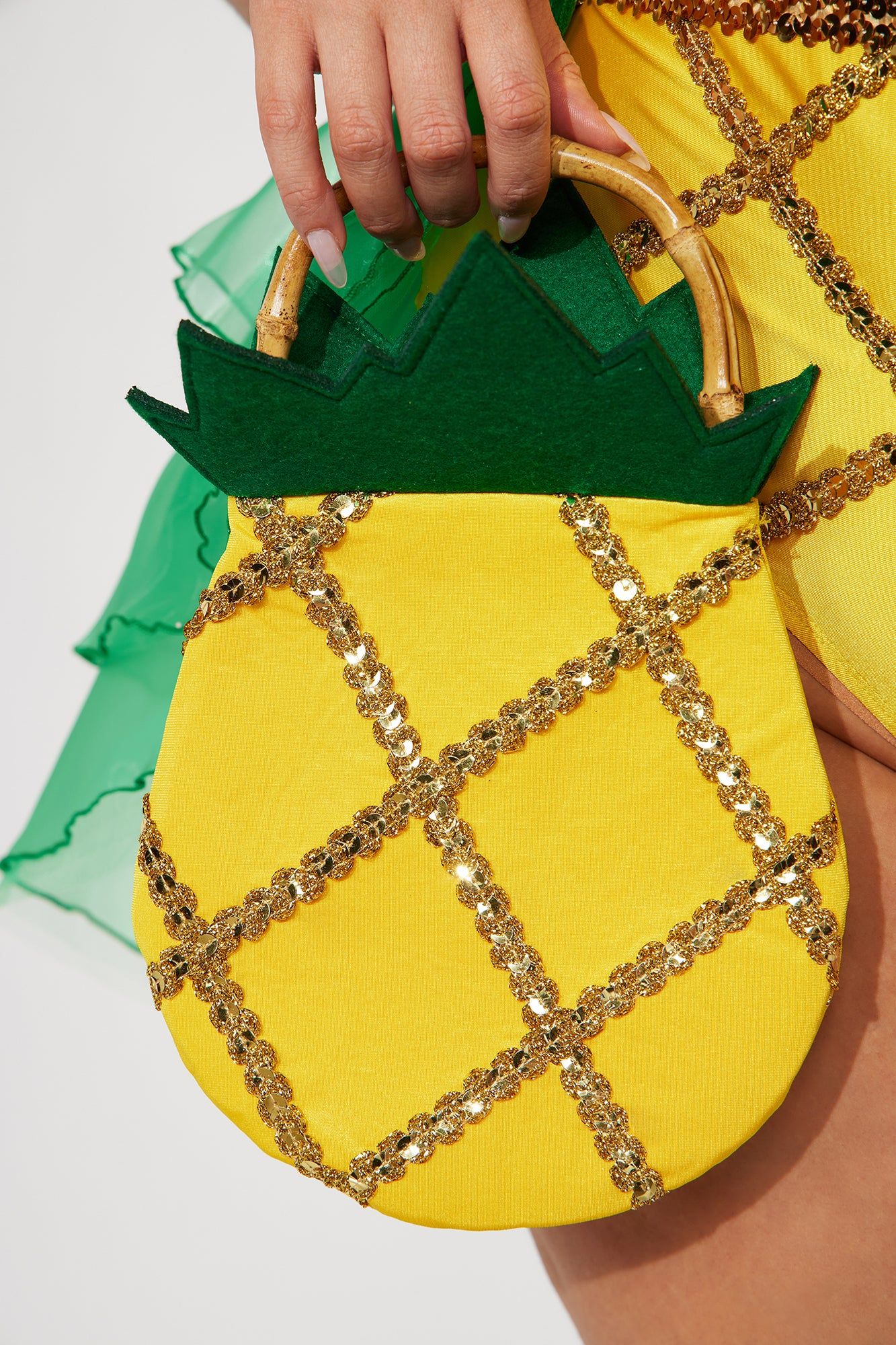 Pineapple Honey 4 Piece Costume Set - Yellow sold by Fashion Nova product image thumbnail 8