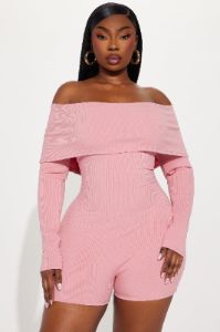 Jessica Snatched Romper - Mauve sold by Fashion Nova
