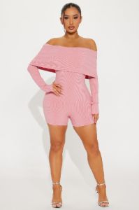 Jessica Snatched Romper - Mauve sold by Fashion Nova