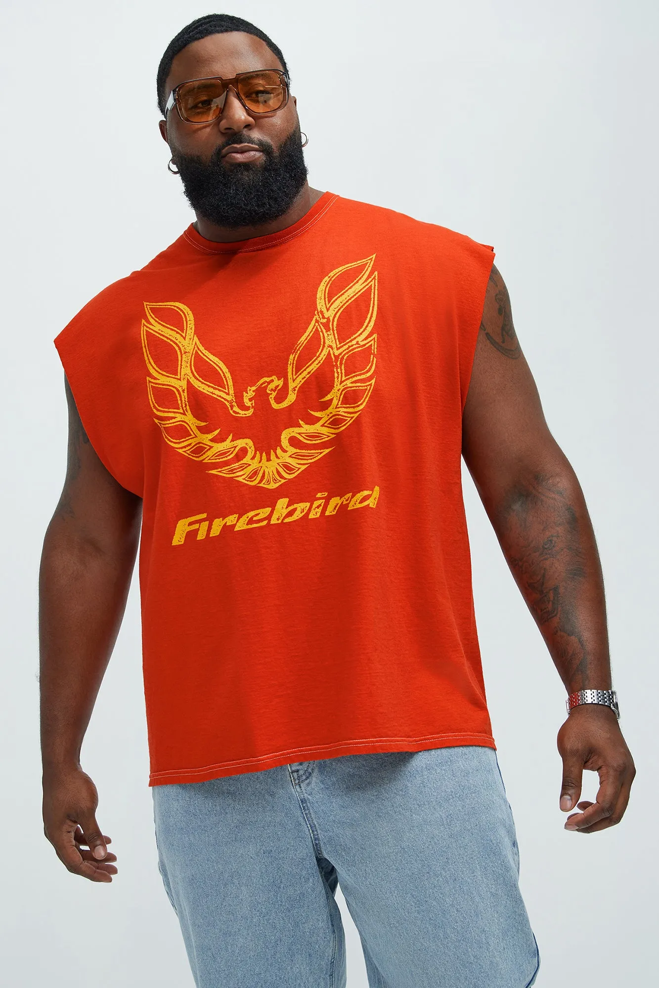 Chevy FIREBIRD 79 Sleeveless Tee - Red sold by Fashion Nova product image thumbnail 5