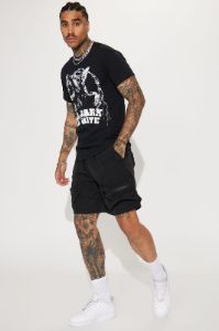 I Got This Nylon Cargo Shorts - Black sold by Fashion Nova