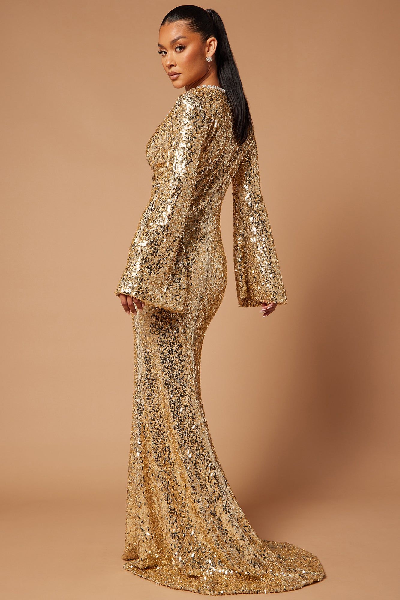 Emma Embellished Gown - Gold sold by Fashion Nova product image thumbnail 4