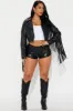 Western Fringe Jacket - Black sold by Fashion Nova