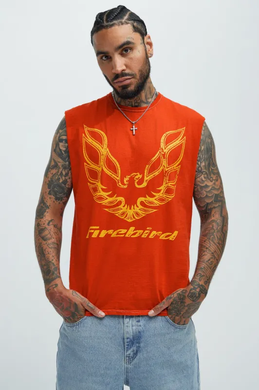 Chevy FIREBIRD 79 Sleeveless Tee - Red sold by Fashion Nova