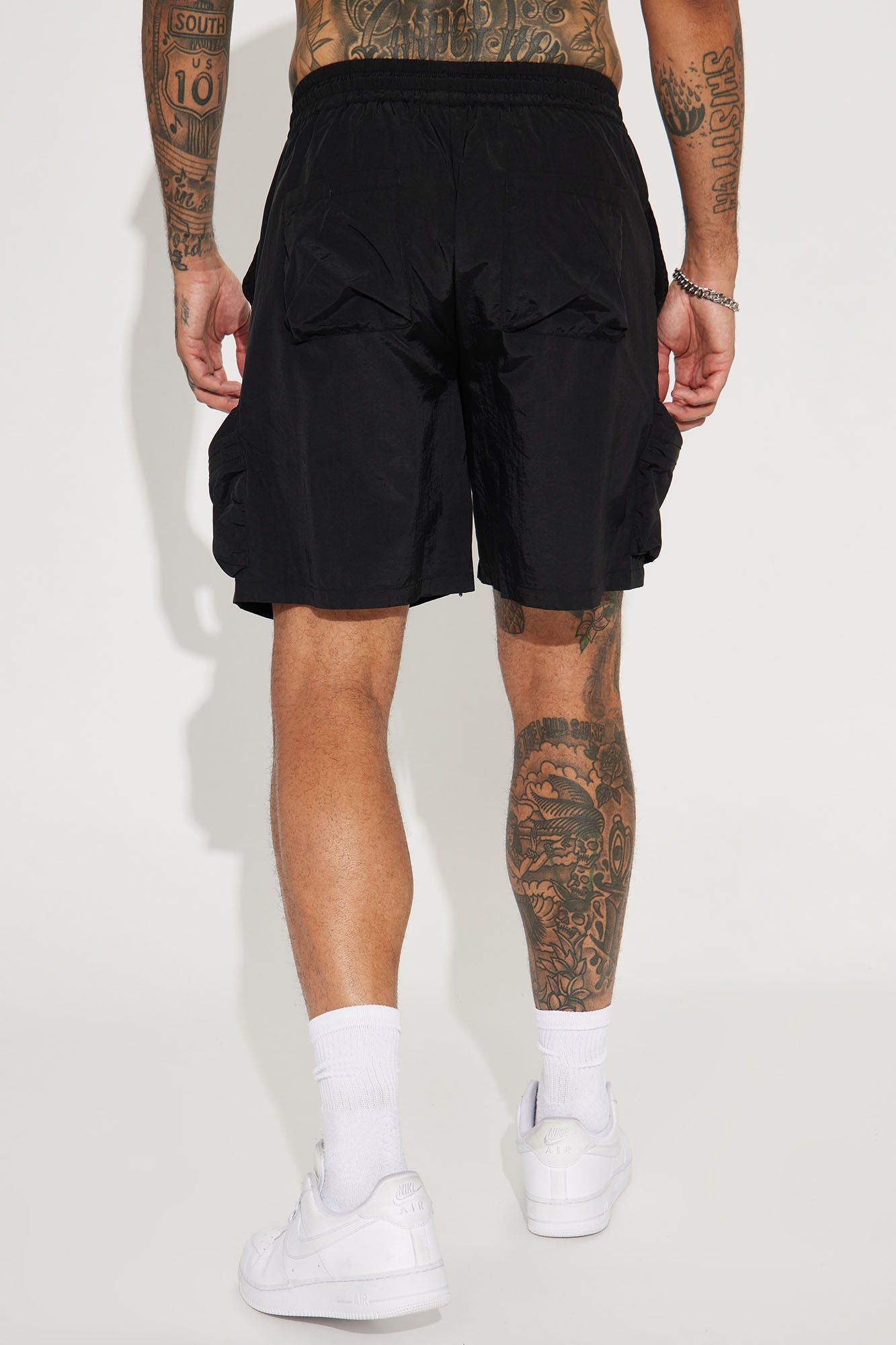 I Got This Nylon Cargo Shorts - Black sold by Fashion Nova product image thumbnail 6