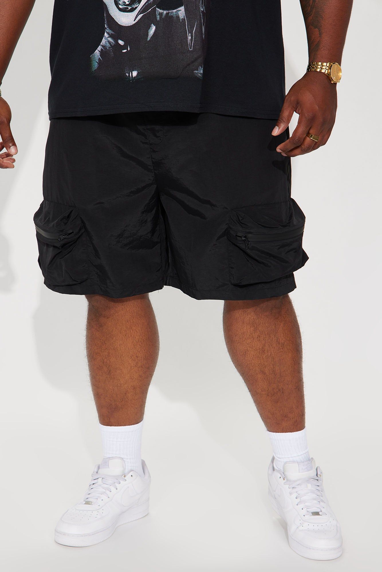 I Got This Nylon Cargo Shorts - Black sold by Fashion Nova product image thumbnail 2