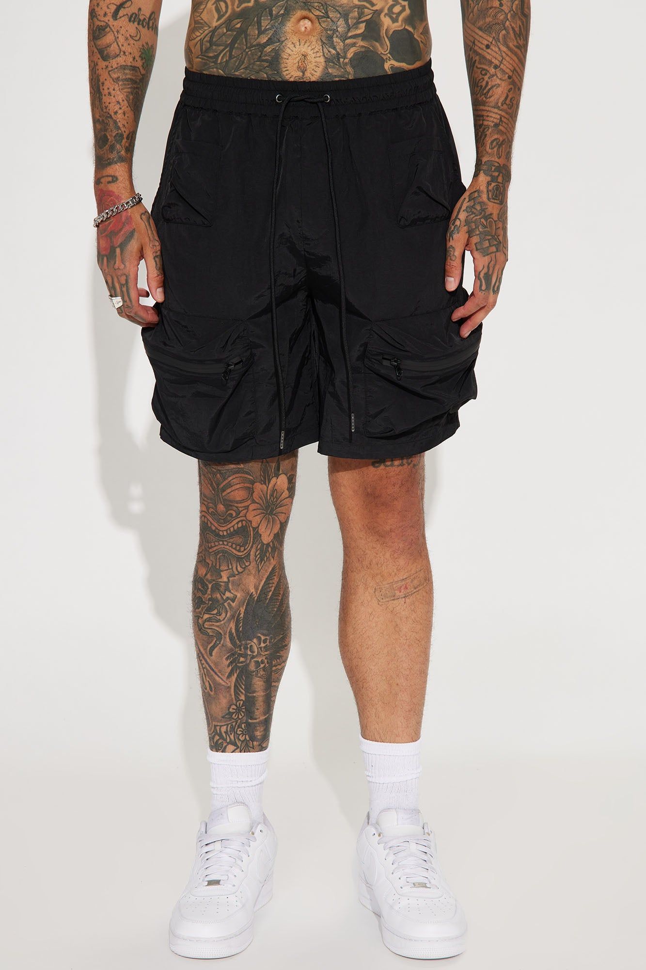 I Got This Nylon Cargo Shorts - Black sold by Fashion Nova product image thumbnail 5