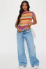 Rainbow Sunsets Sweater Vest - Multi Color sold by Fashion Nova