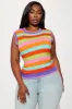 Rainbow Sunsets Sweater Vest - Multi Color sold by Fashion Nova