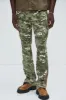 All Over Print Stacked Twill Flare Pant - Camouflage sold by Fashion Nova