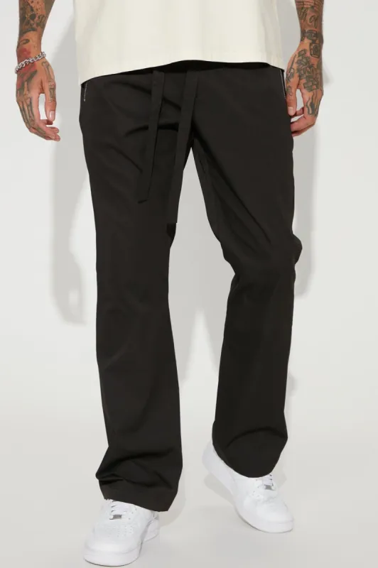 Need Your Honesty Belted Trousers - Black sold by Fashion Nova