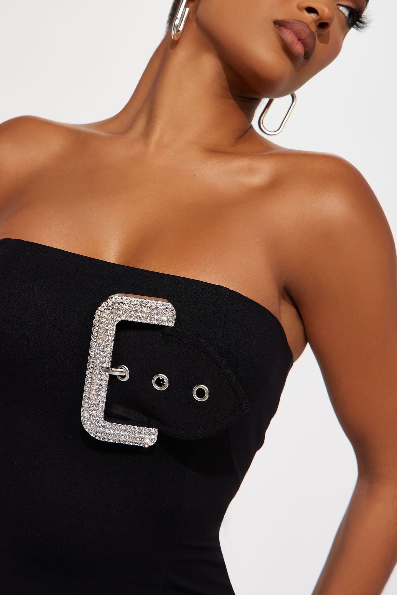 Isabelle Embellished Mini Dress - Black sold by Fashion Nova product image thumbnail 3