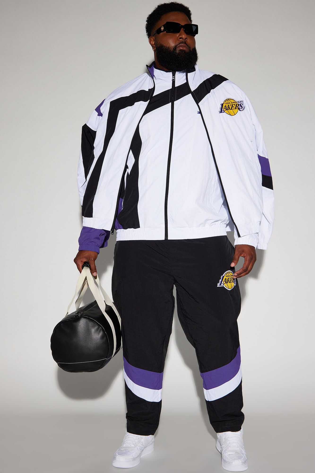 Lakers Hood Star Pants - Black/Purple sold by Fashion Nova product image thumbnail 8