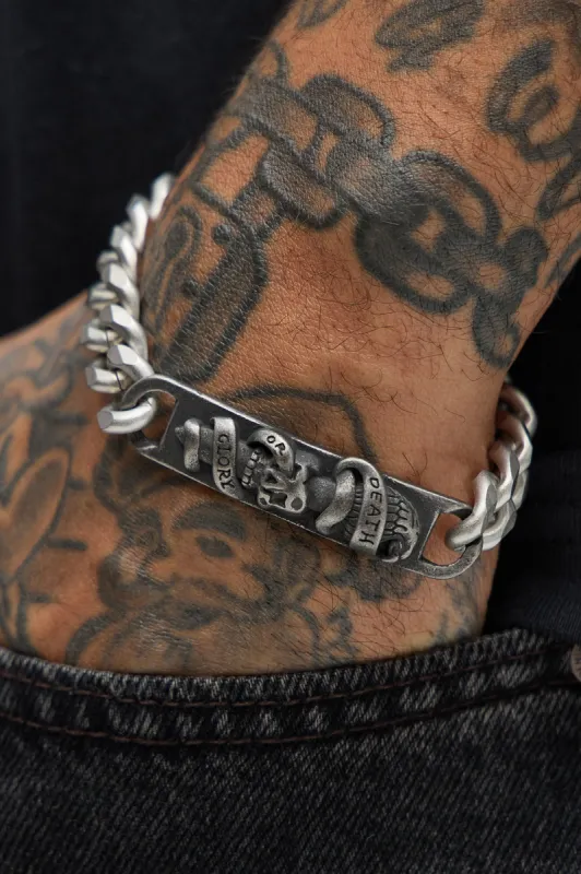 Ed Hardy Metal Bracelet - Silver | Parallel