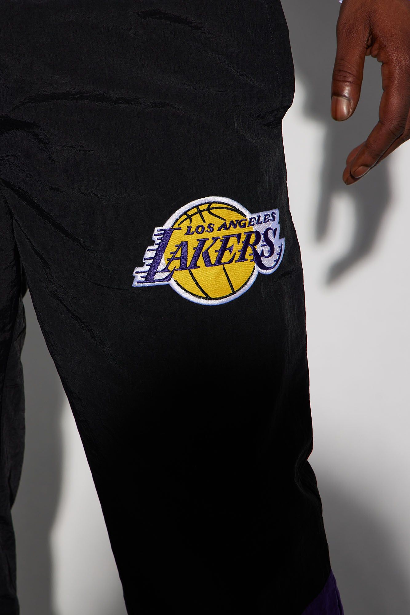 Lakers Hood Star Pants - Black/Purple sold by Fashion Nova product image thumbnail 5
