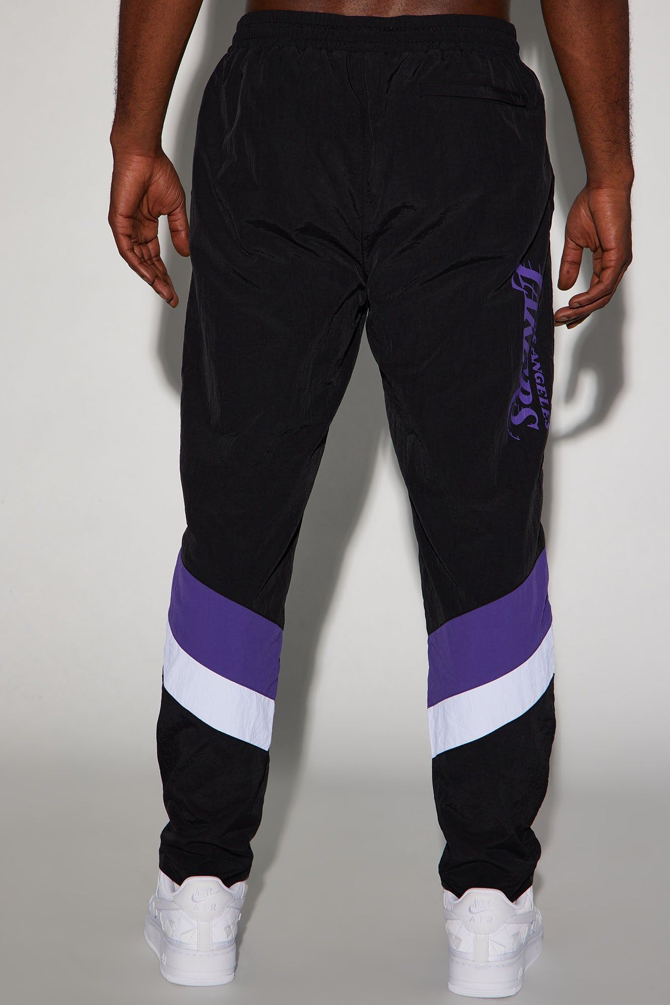 Lakers Hood Star Pants - Black/Purple sold by Fashion Nova product image thumbnail 7