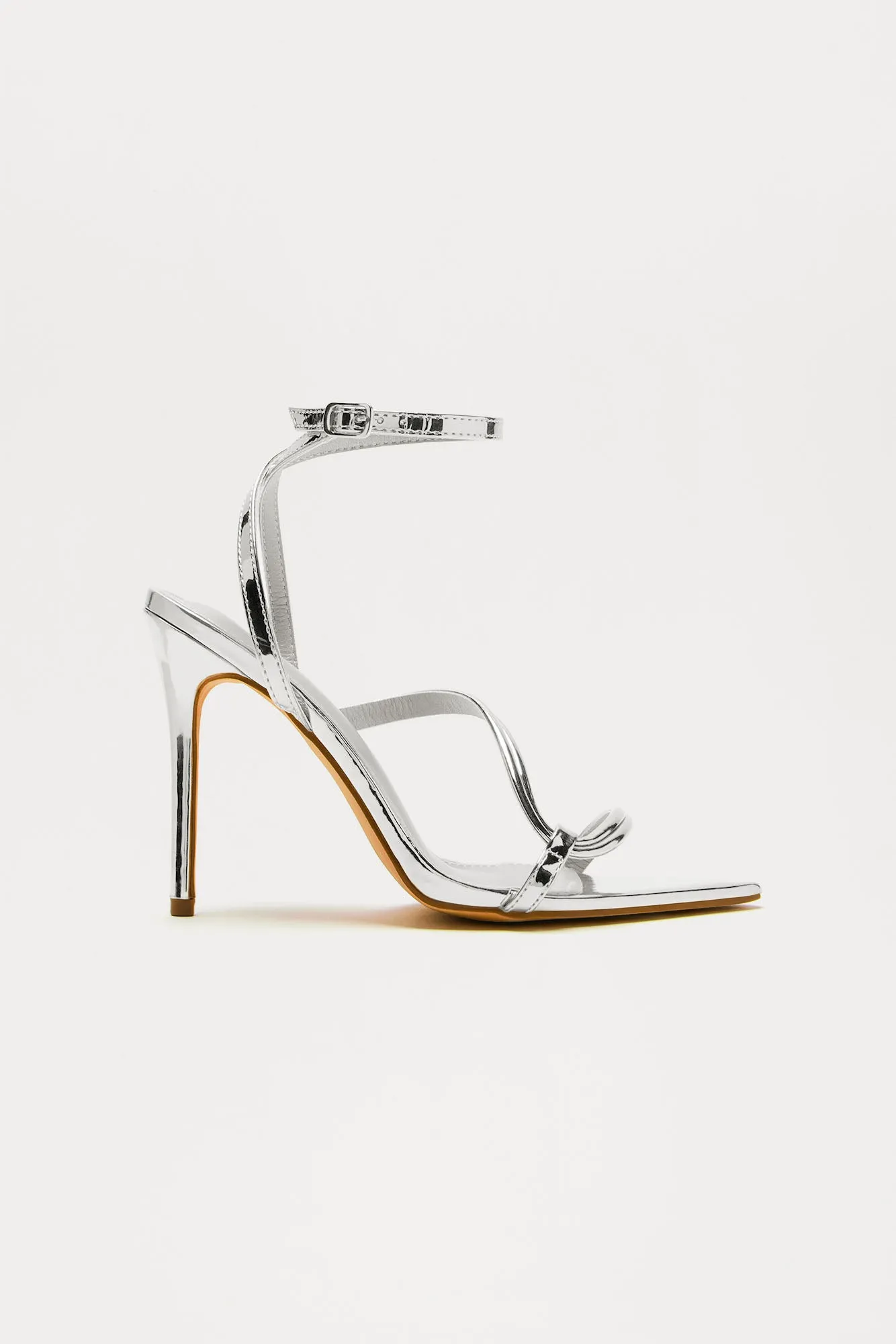Play To Win Heeled Sandals - Silver sold by Fashion Nova product image thumbnail 4