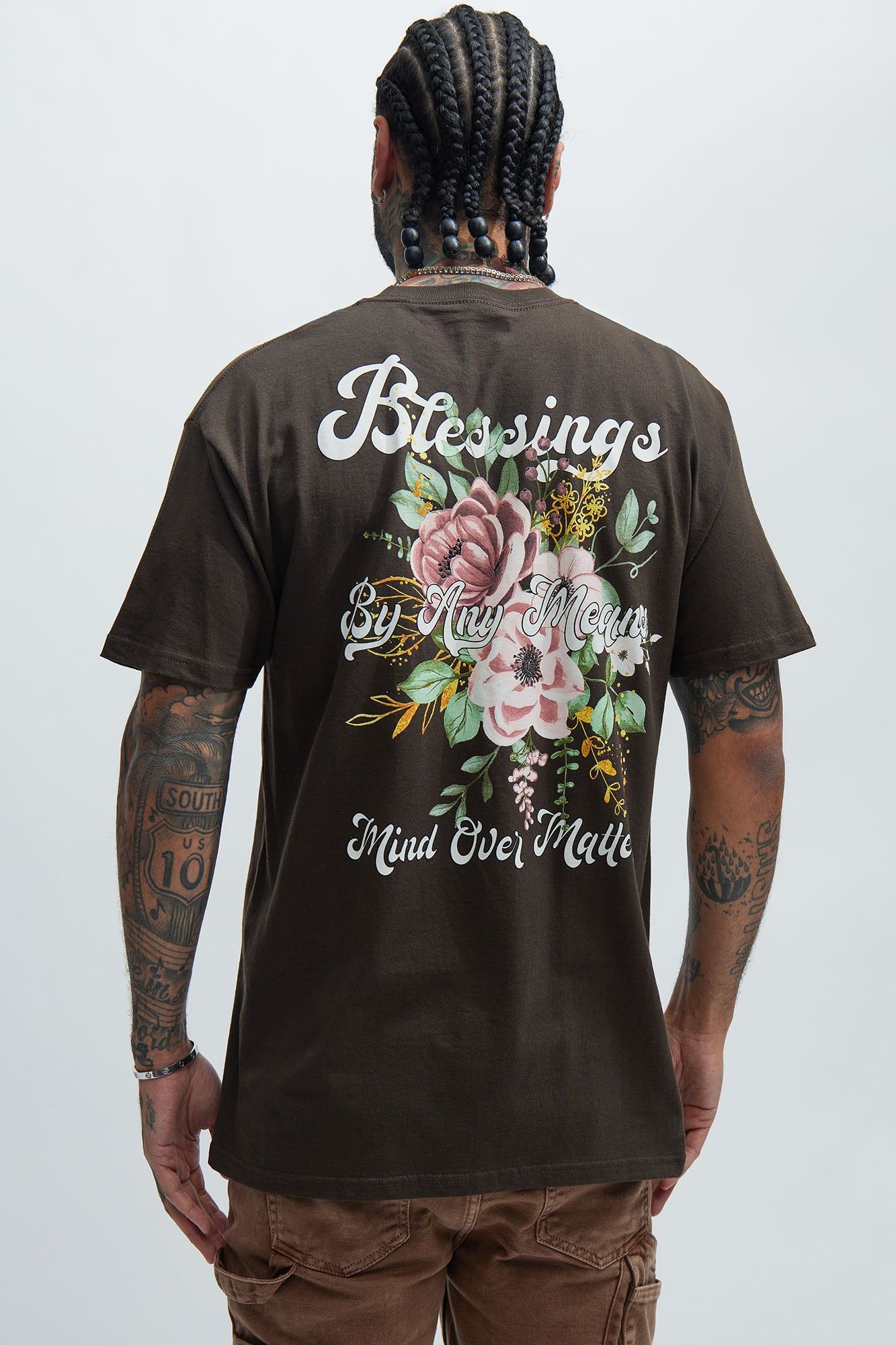 Mind Over Matter Short Sleeve Tee - Brown sold by Fashion Nova product image thumbnail 5