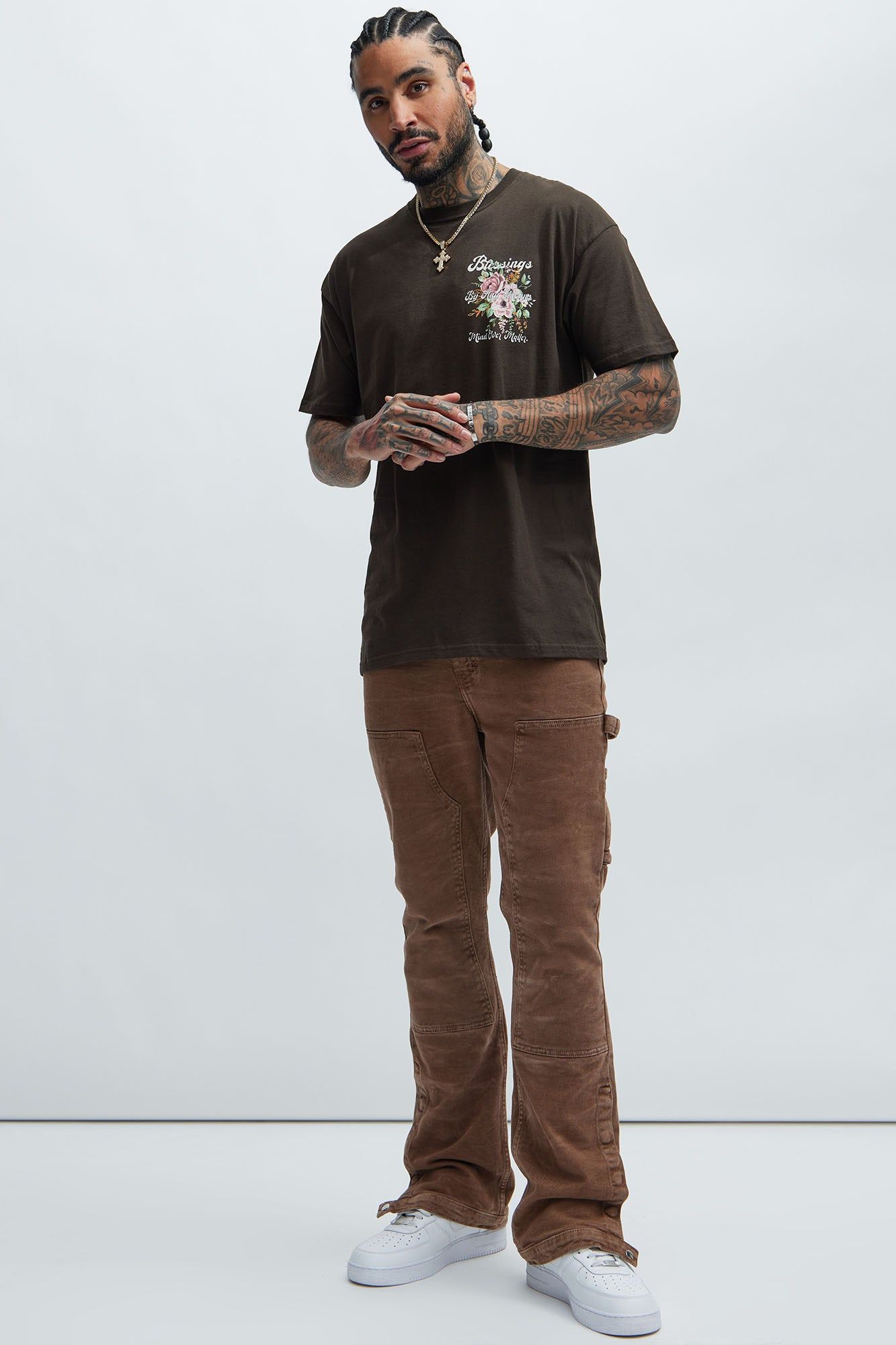 Mind Over Matter Short Sleeve Tee - Brown sold by Fashion Nova product image thumbnail 2