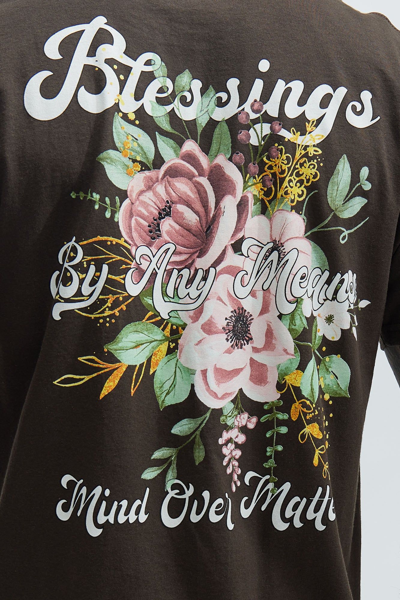 Mind Over Matter Short Sleeve Tee - Brown sold by Fashion Nova product image thumbnail 4