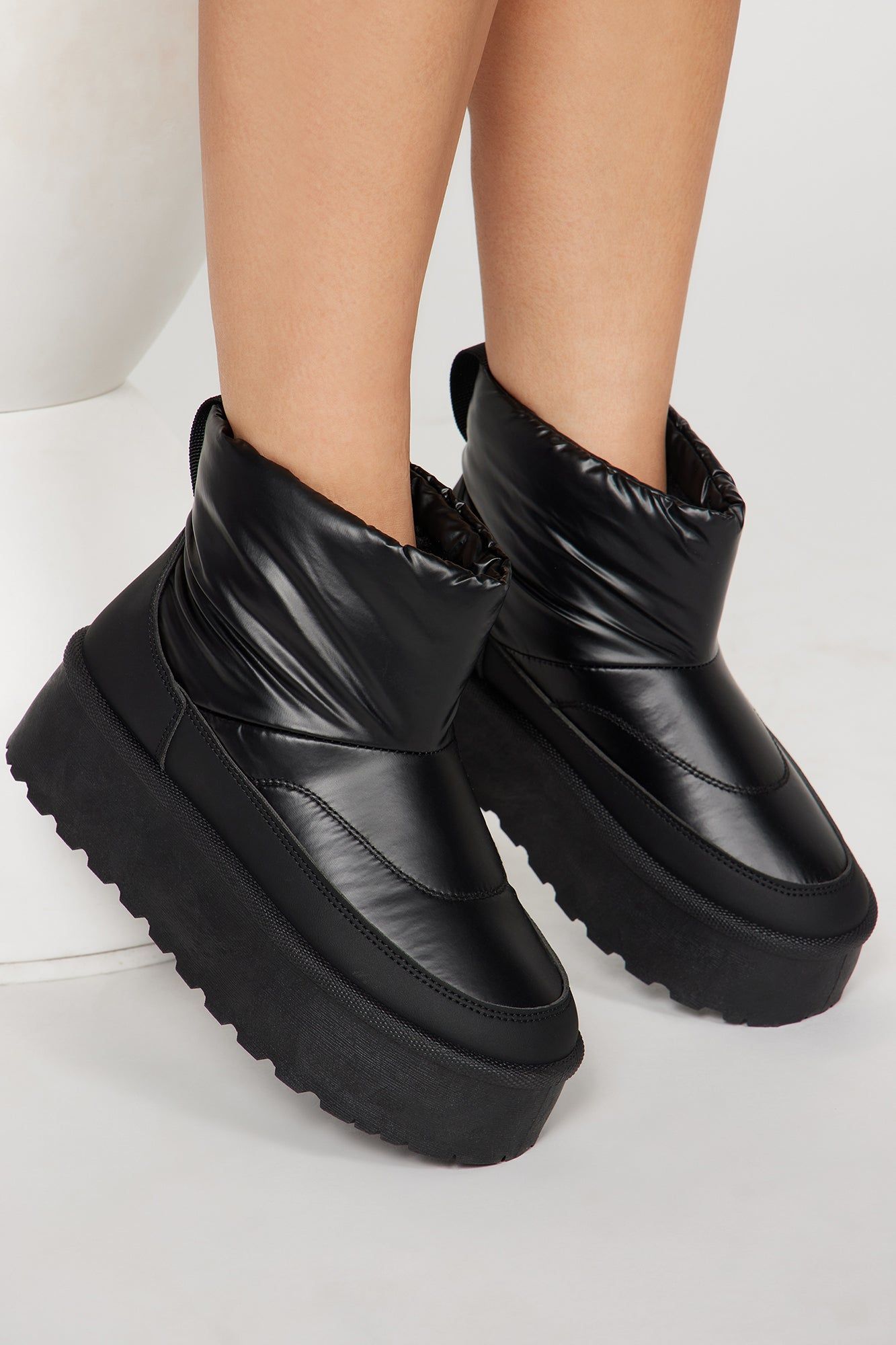 Uncomplicated Booties - Black sold by Fashion Nova