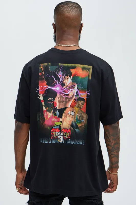 Tekken 3 Short Sleeve Tee - Black sold by Fashion Nova