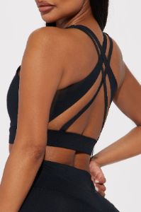 High Power Elevate Sports Bra - Black sold by Fashion Nova