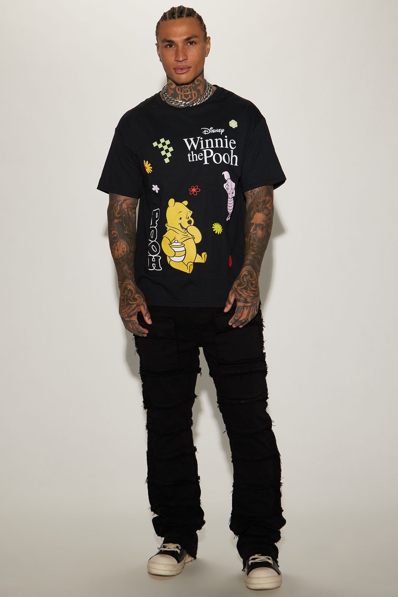 Winnie The Pooh Graphic Short Sleeve Tee - Black sold by Fashion Nova product image thumbnail 2