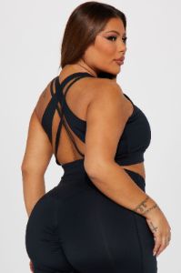 High Power Elevate Sports Bra - Black sold by Fashion Nova